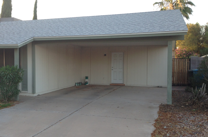 carport before