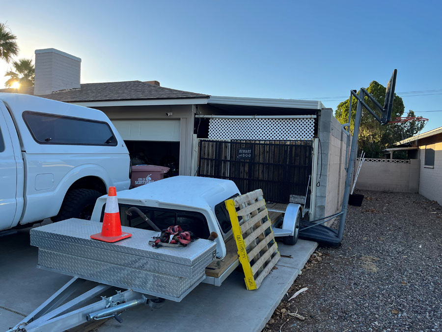 Carport Conversion 2020 Scottsdale Before